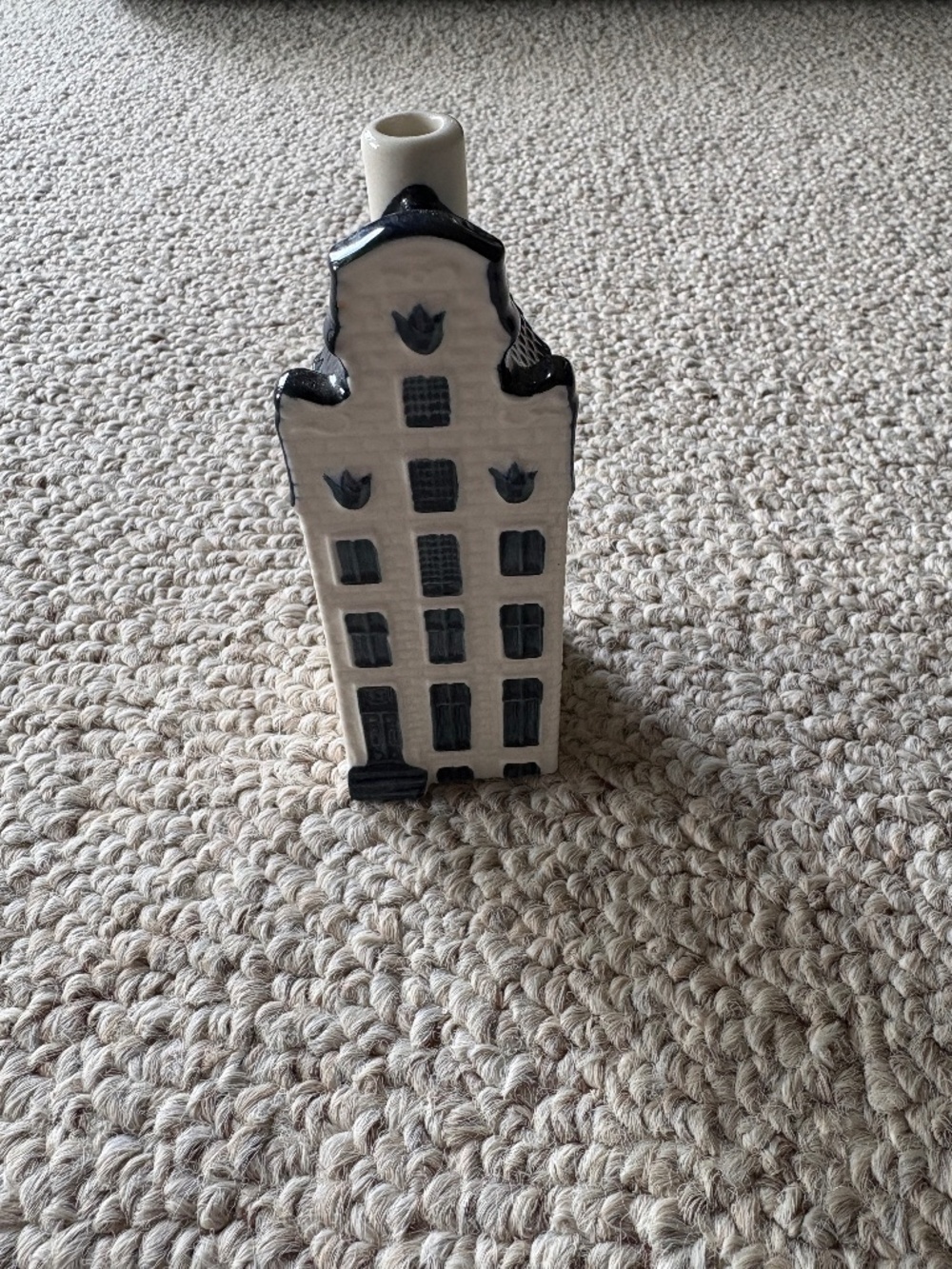 KLM House 56 Delft Blue Bols Amsterdam Mini House Bottle Empty Collectible
